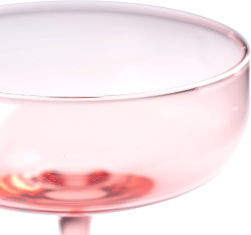 Miniatura 5 de Karma Regalos, champán de mediados de siglo Coupe Lila, juego de cuatro