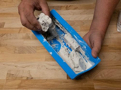 Miniatura 5 de MUDFLEXTOOLS Sartén flexible Ez Clean de 10.5 pulgadas para paneles de yeso, silicona suave, agarre apretable, se estira, antiadherente, a prueba de