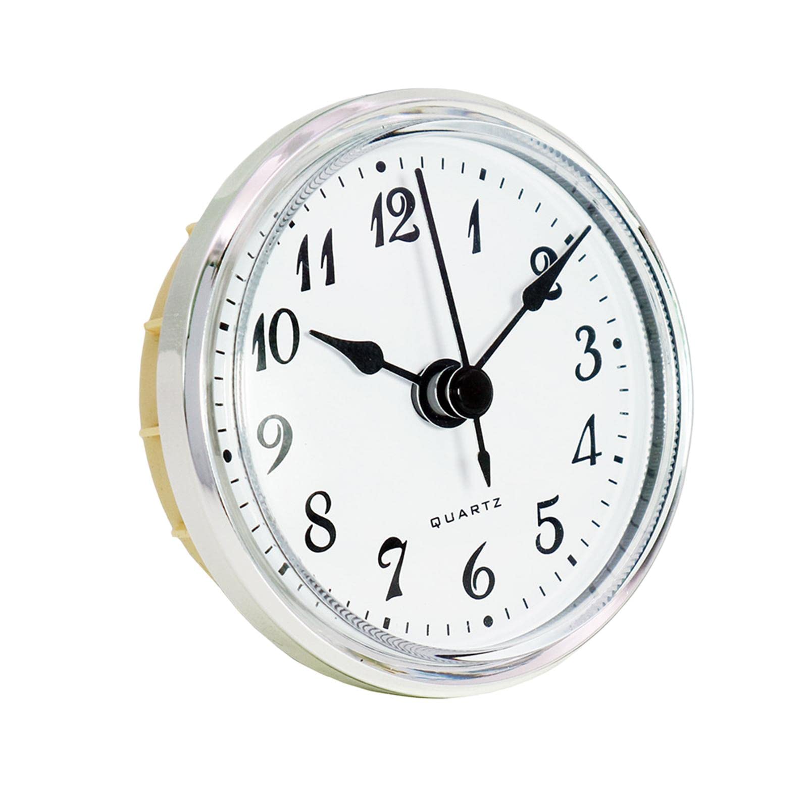 MERIGLARE Mini Clock Insert Clock Head Fit 61mm/2.40inch Diameter Hole Quartz Movement