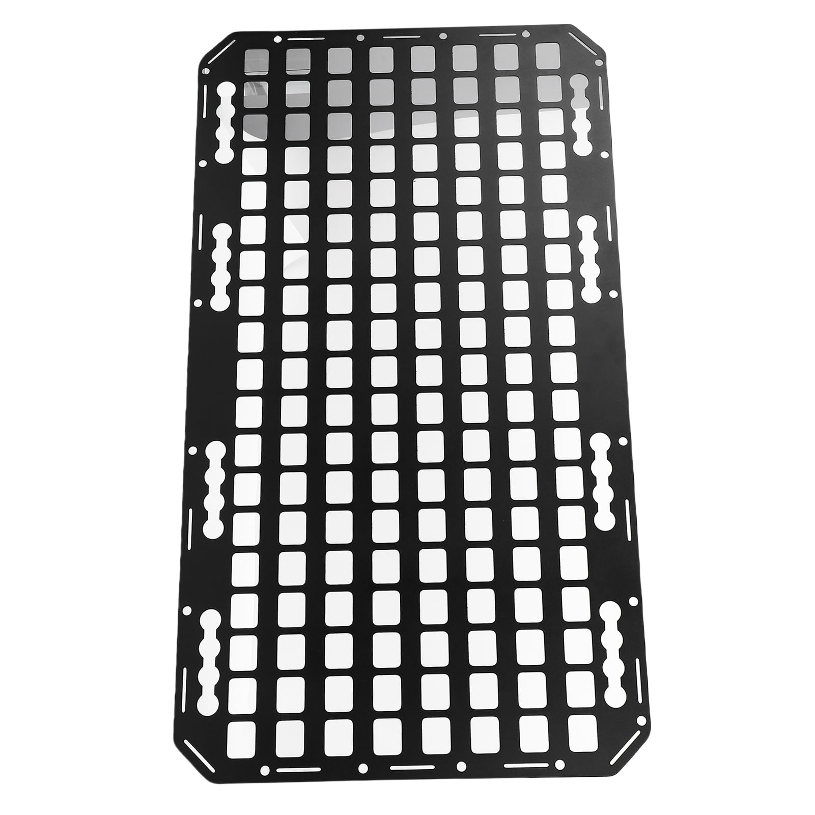 Ausla Panneau Molle pour Camion, Support Modulaire en Aluminium pour Un Stockage Efficace du Fret, Organisation 432x768mm pour Pick-up, SUV, Camping-Car