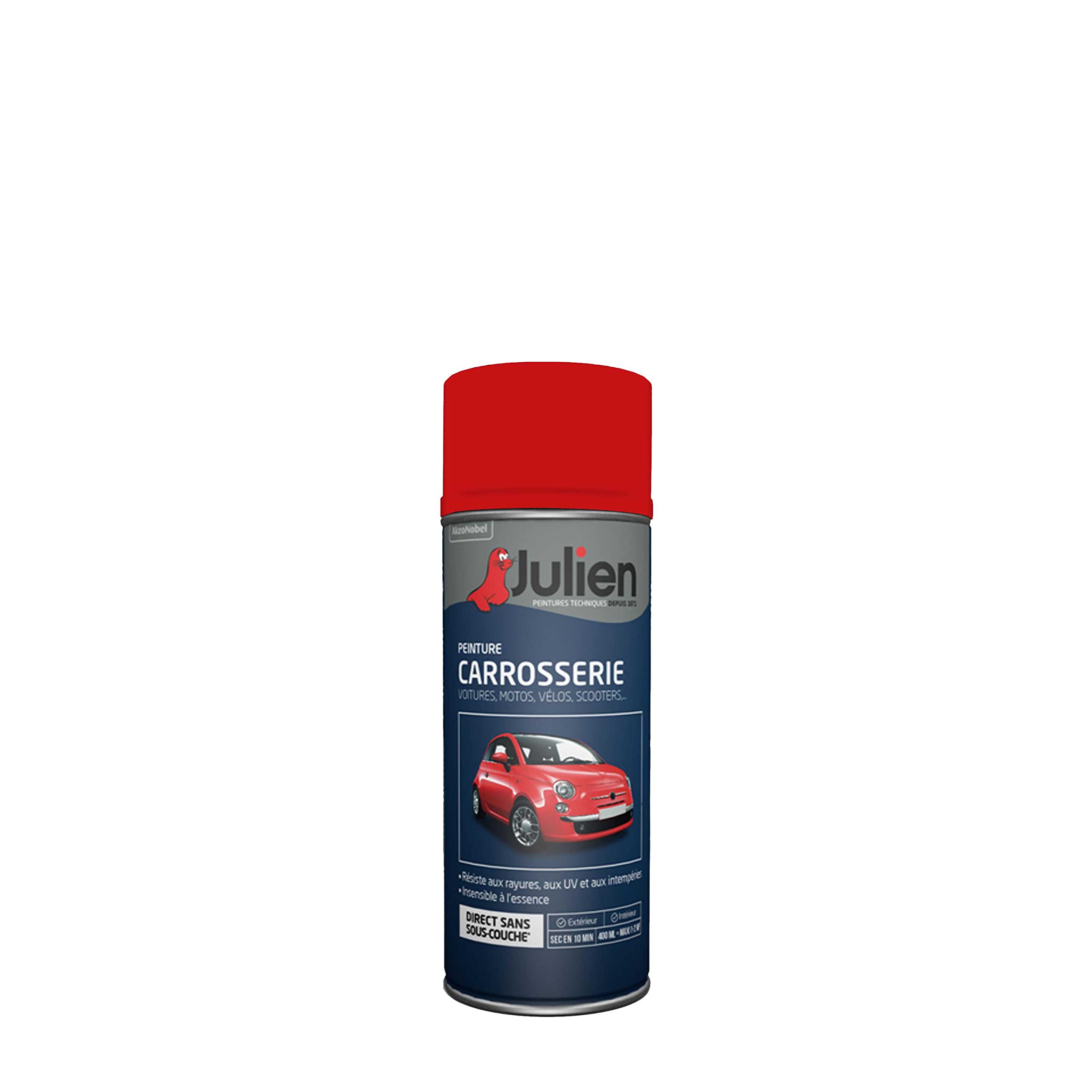 Peinture Aérosol Relooking Julien pour Rénover la Carrosserie Rouge de Votre Moto de Collection