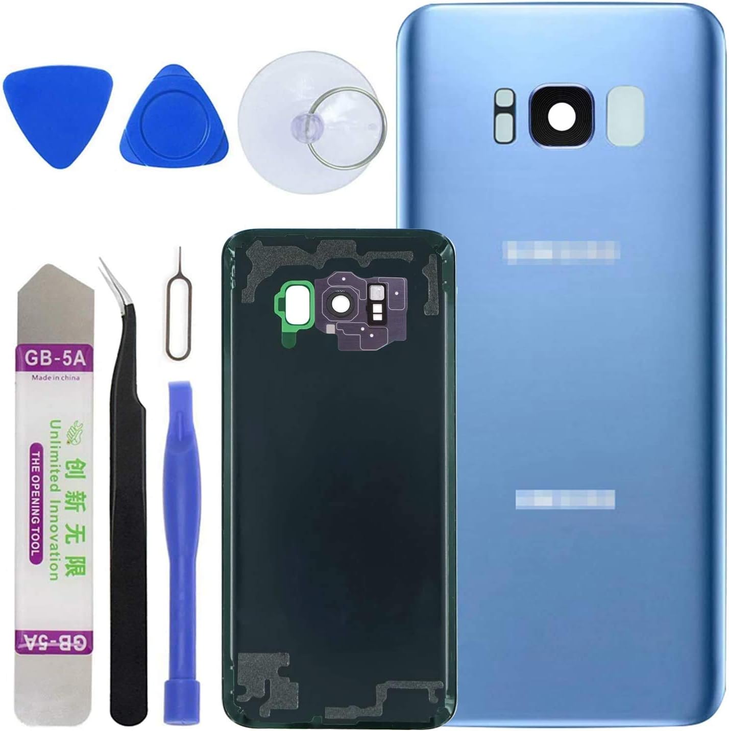 LUVSS Black Rear Glass Cover for Samsung Galaxy S8 Bangladesh Ubuy