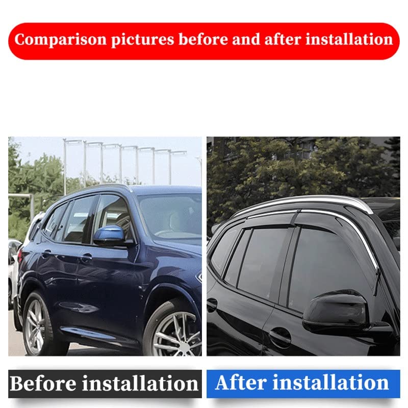 Winddeflectoren voor BMW X5 E53 1999-2005 Houd je auto geventileerd in