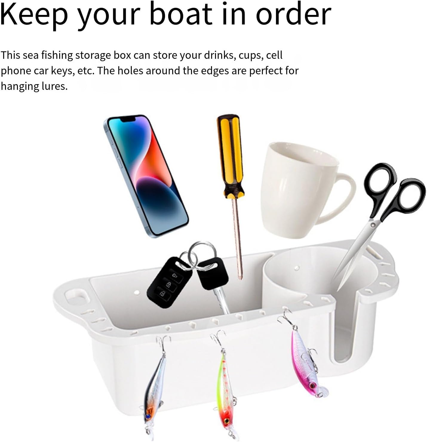 シームレスフィッシングボートエクスペリエンスキャビンとデッキの使用効率的なギア管理Jonボートオーガナイザーのための必須ボートストレ