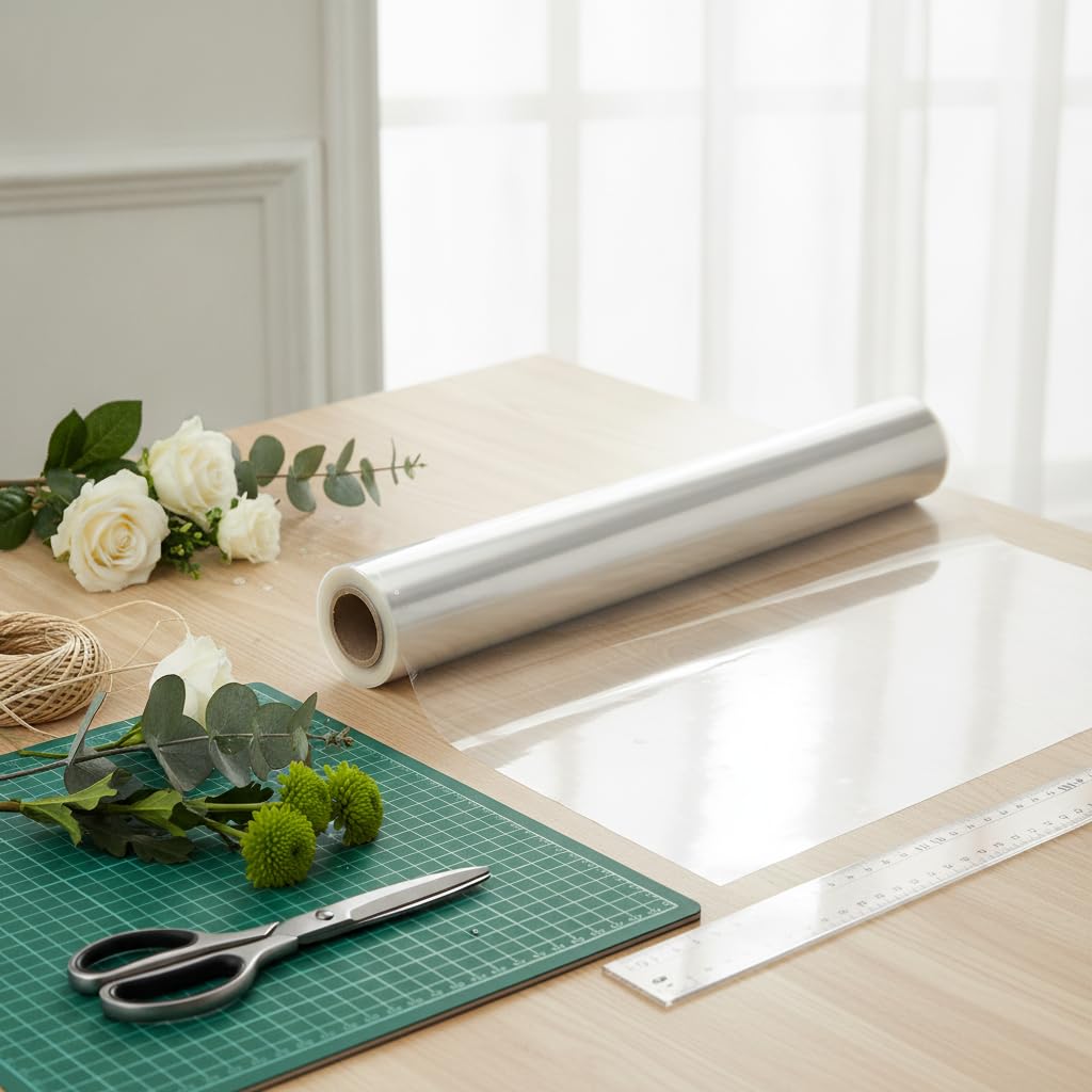 Papier d’Emballage pr Fleurs, Rleau, 70cm*50m (1 rouleau)