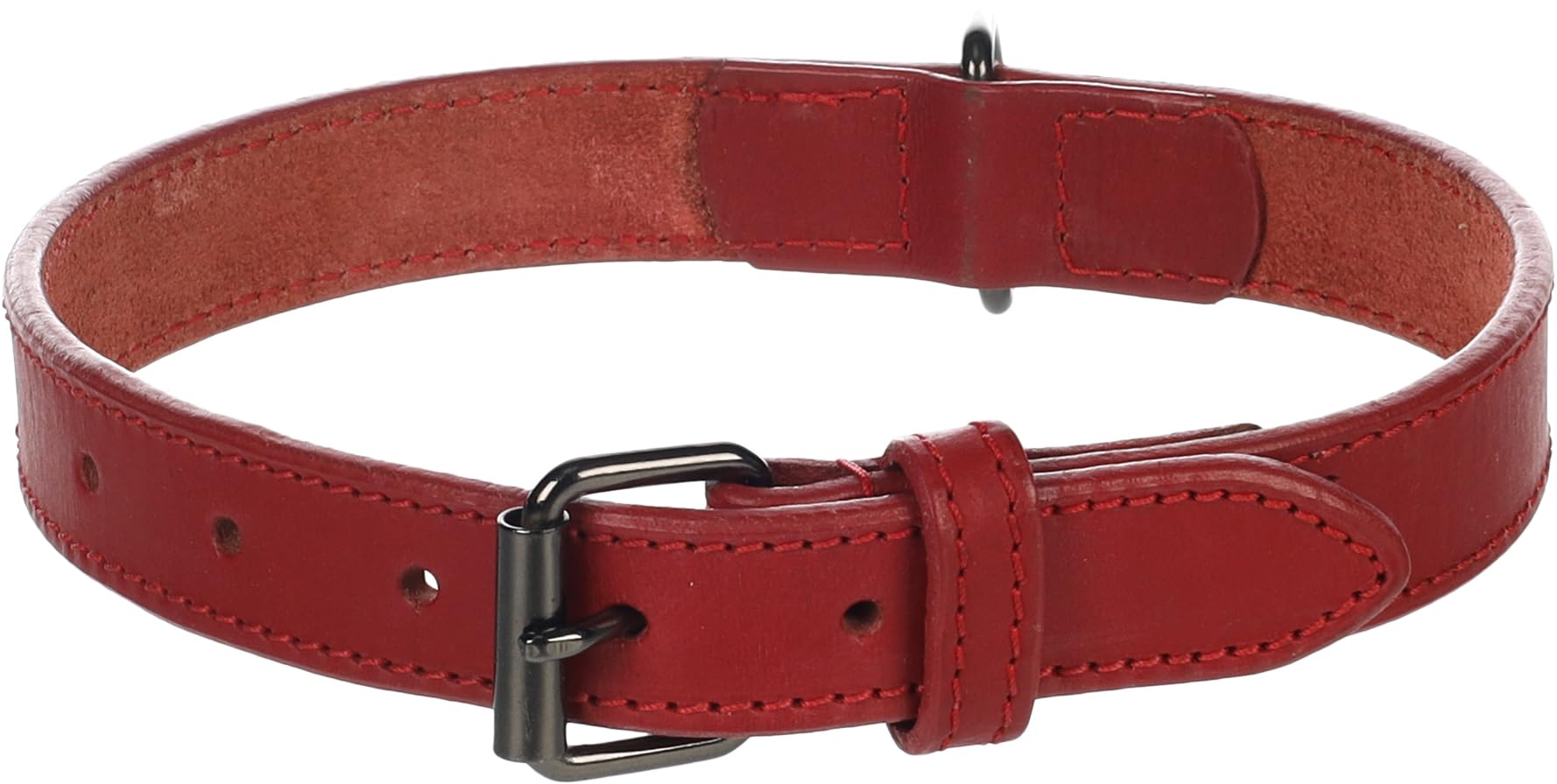 Flamingo Dog Collar Denver Red L 42-52cm 25mm