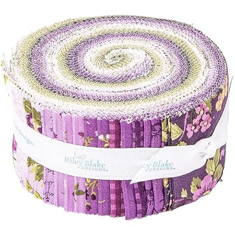 Anne of Green Gables Rolie Polie 40 2.5-inch Strips Jelly Roll Riley Blake Designs RP-13850-40 Cover
