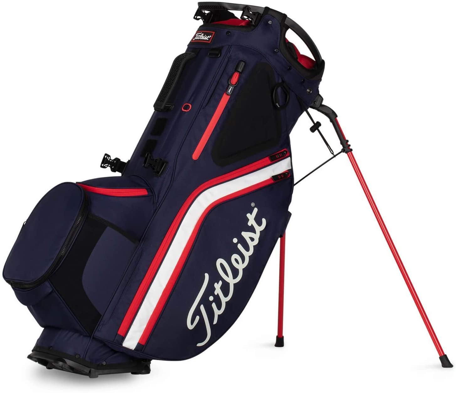 Amazon.co.jp: Titleist - ハイブリッド14ゴルフバッグ - ネイビー