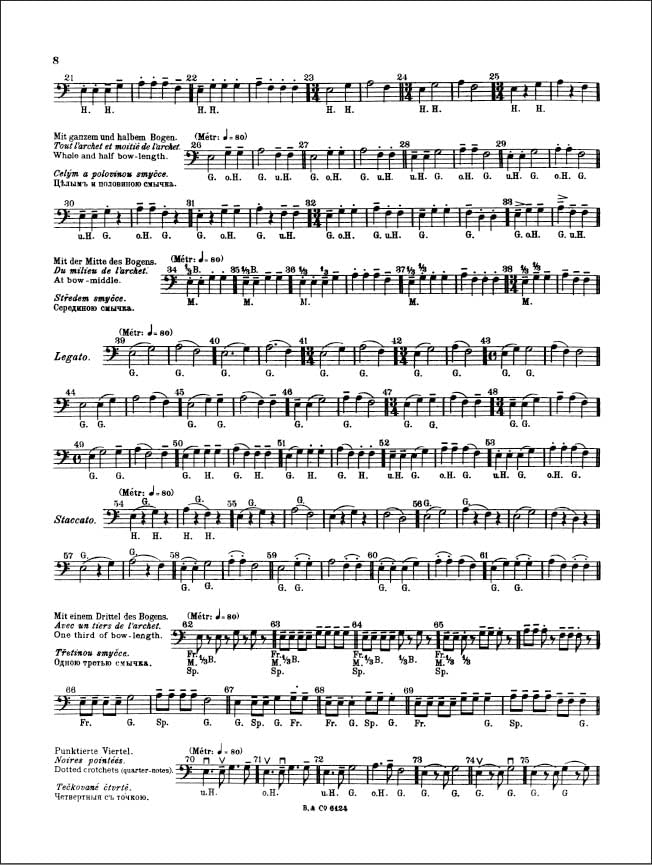 Sevcik for Cello - Opus 2, Part 1: School of Bowing Technique | Cello Sheet Music Exercises for Bowing Mastery | Technique Studies for Intermediate Cellists | Sevcik Cello Songbook - PT02