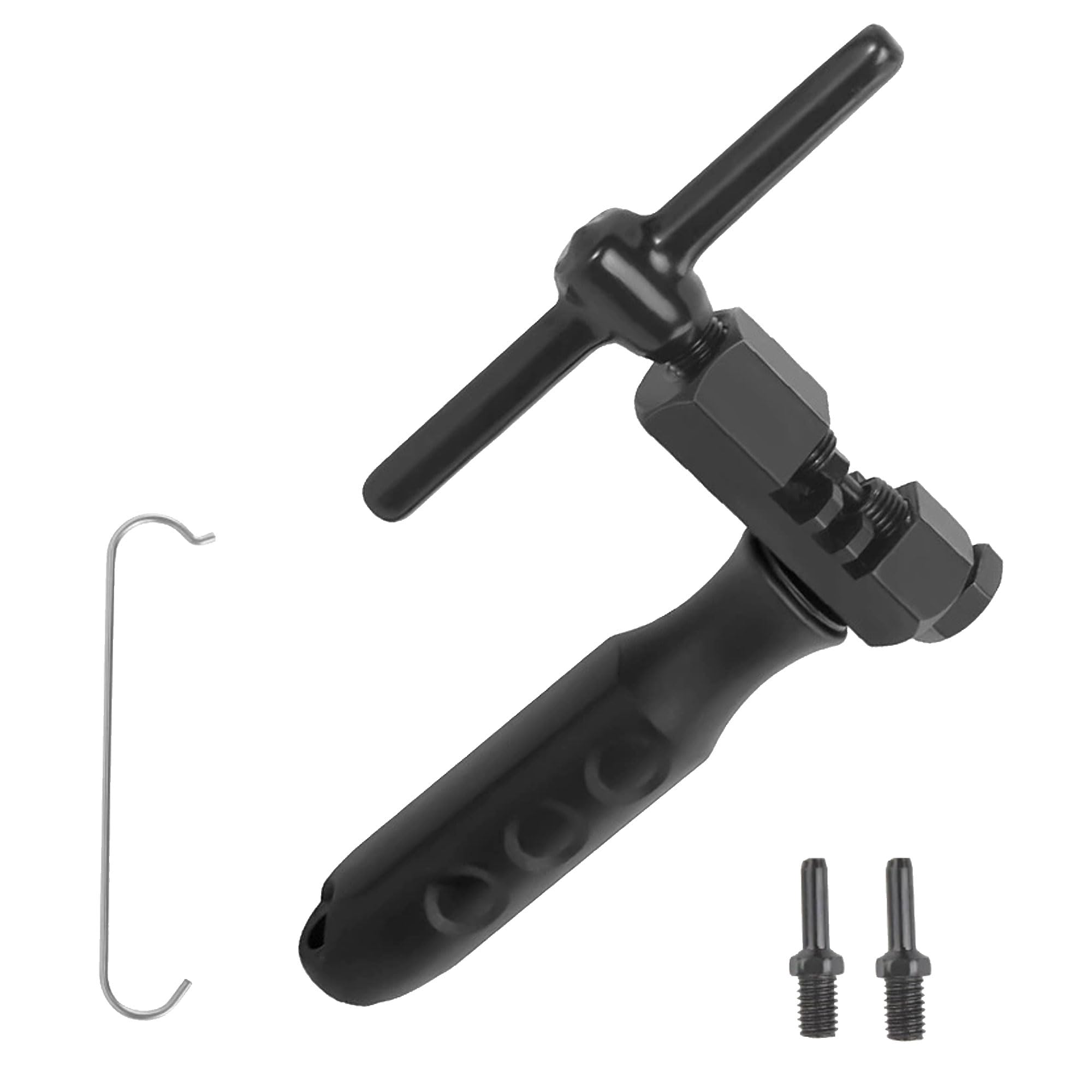 Amllaing Bike Chain Tool for 6/7/8/9/10/11/12 Speed Chain, Bike Chain Tool Removal Wrench, Universal Chain Splitter, with 2 Replaceable Pin, Bicycle Tools, for Road & Mountain Bikes