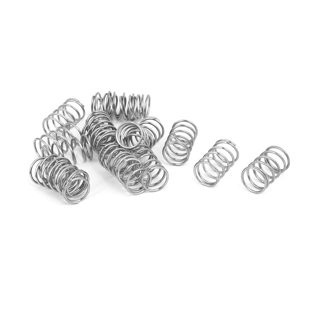 Aexit 1mmx12mmx20mm 304 Springs Stainless Steel Compression Springs Silver Compression Springs Tone 20pcs