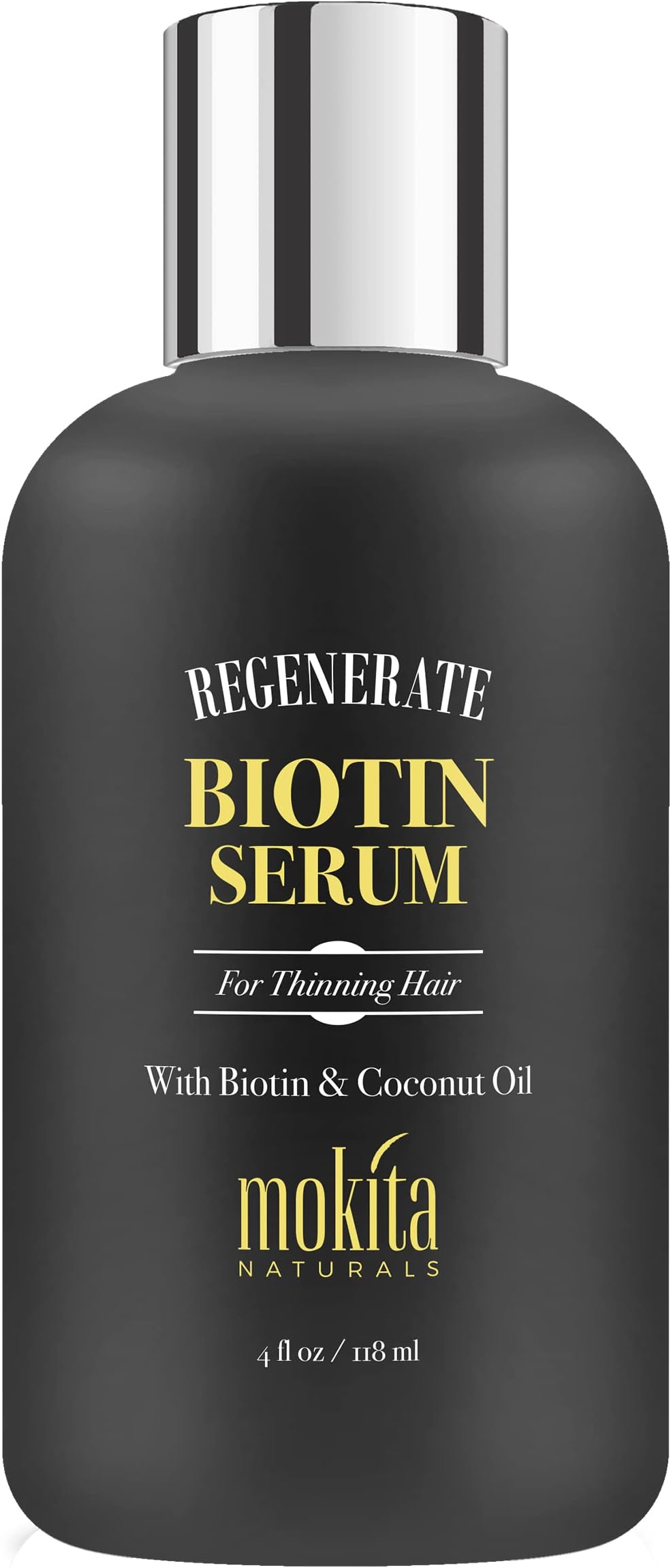 Hair Growth Serum - Unique Paraben-Free Biotin Formula for Healthy Hair Growth in Men and Women, All Hair Types - 4oz