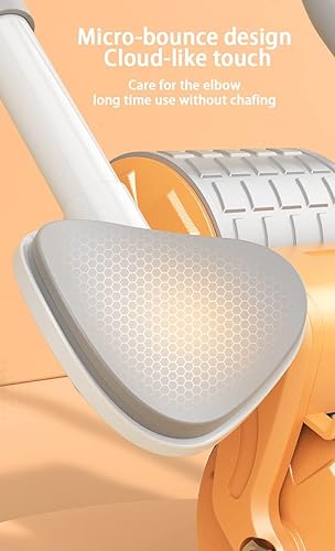 Miniatura 8 de Rodillo de rueda para abdominales con soporte para codo, rueda abdominal de rebote automático, rodillo de rueda abdominal para entrenamiento de