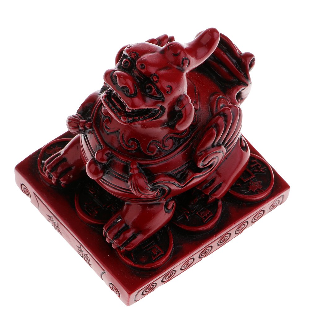Paowsietiviity Red Pi Xiu Feng Shui Figurine To Attract Wealth Home Decor