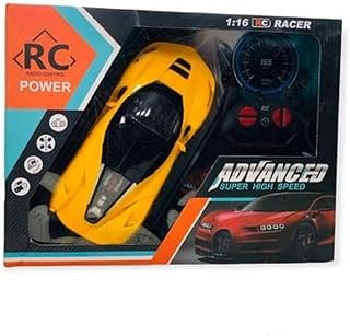 Racing Car With A Remote Control Yellow