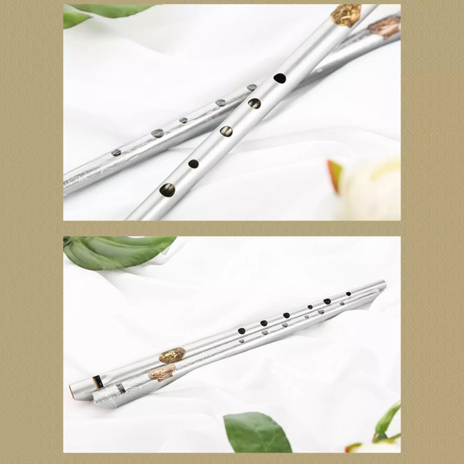 blockflöte kinder soprano recorderHohe Blechpfeife in D-Tonart und C-Tonart, irische Pfeife für erwachsene Anfänger(Color:Key C)