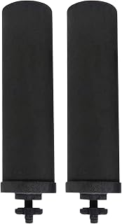 EuroGuard® Gravity Water Filter Replacement Cartridges – 2 Pack | Compatible with Berkey® Systems | NSF/ANSI 42&372 Standard | Removes 99.99% Chlorine, Heavy Metals, Pesticides and others