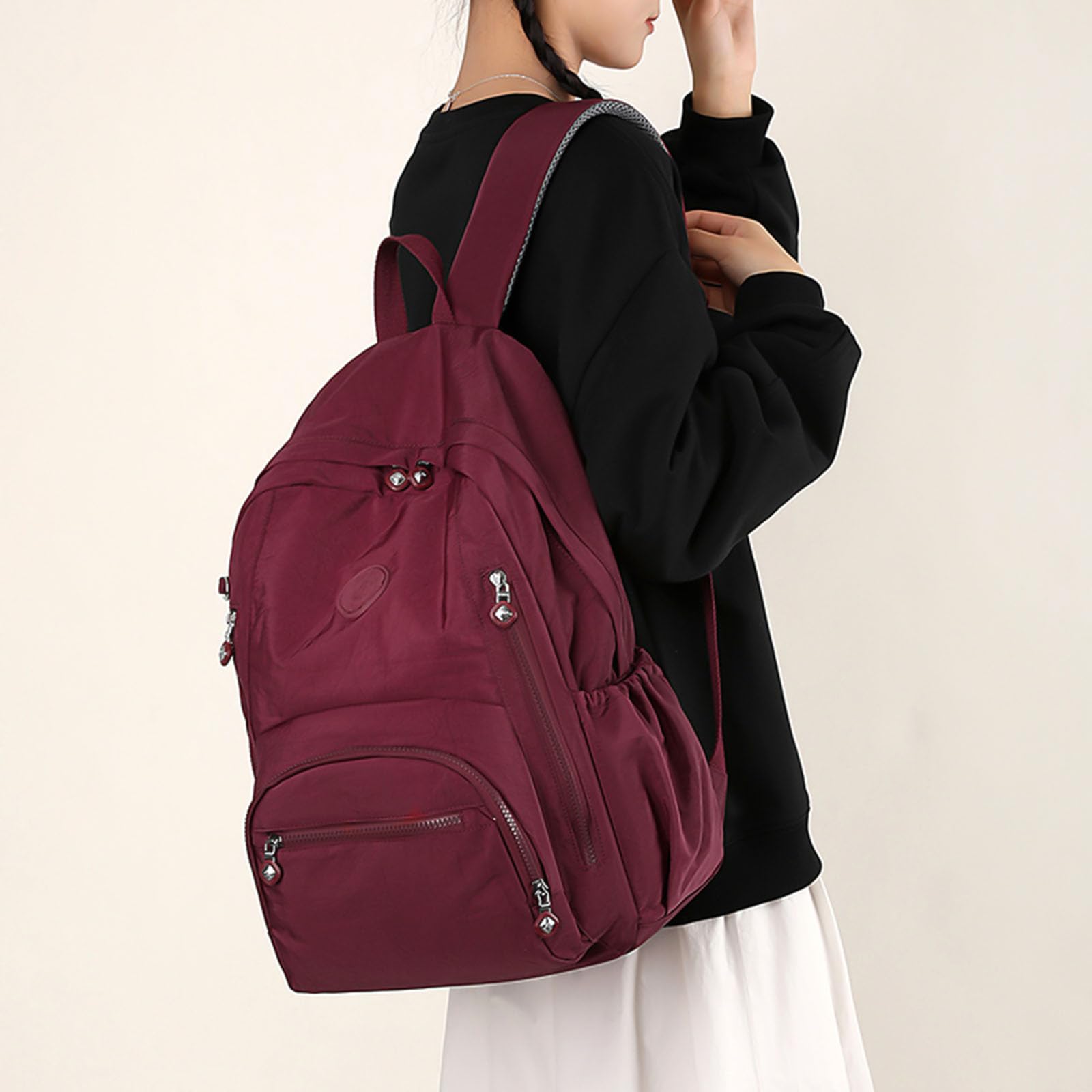 Zaino Per Laptop Studente Scuola Uomo Viaggio Resistente All'acqua Donna Capacità Laptop Da Viaggio Capacità Studente Scolastico