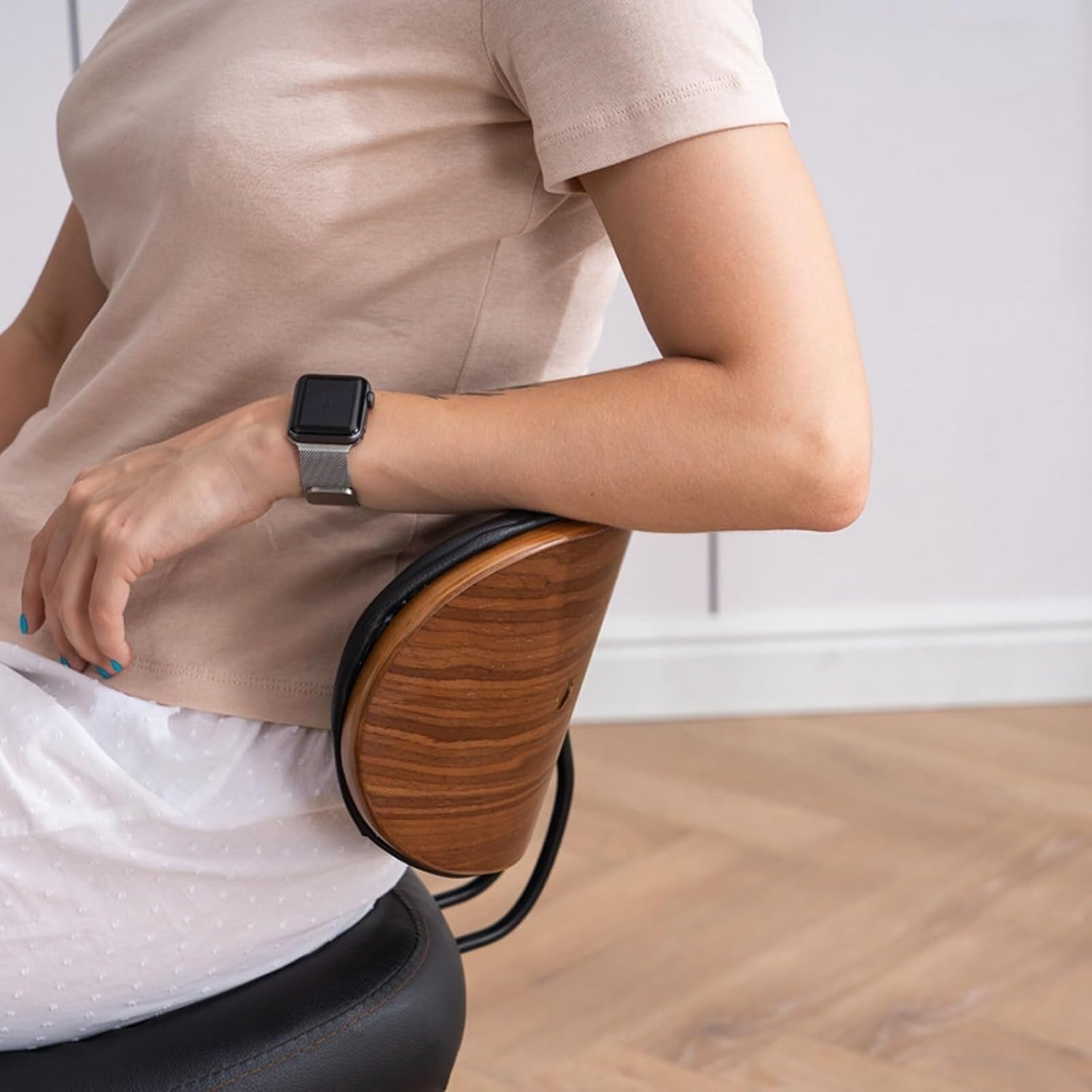 Ergonomic Kneeling Chair with Adjustable Angled Seat for Office and Home Posture Support