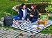 Picnic Backpack | Picnic Basket | Stylish All-in-One Portable Picnic Bag for 2 with Complete Wooden Cutlery Set, Stainless Steel S/P Shakers | Waterproof Fleece Picnic Blanket | Cooler Bag for Campin
