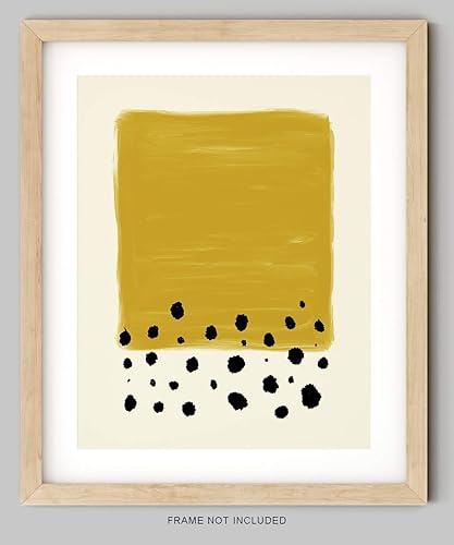 Miniatura 5 de K&L DESIGN CO. Abstract Modern Wall Art Prints - Set Of 2-11x14 UNFRAMED Prints - Minimalist, Scandinavian, Mid Century Modern Wall Decor - Mustard