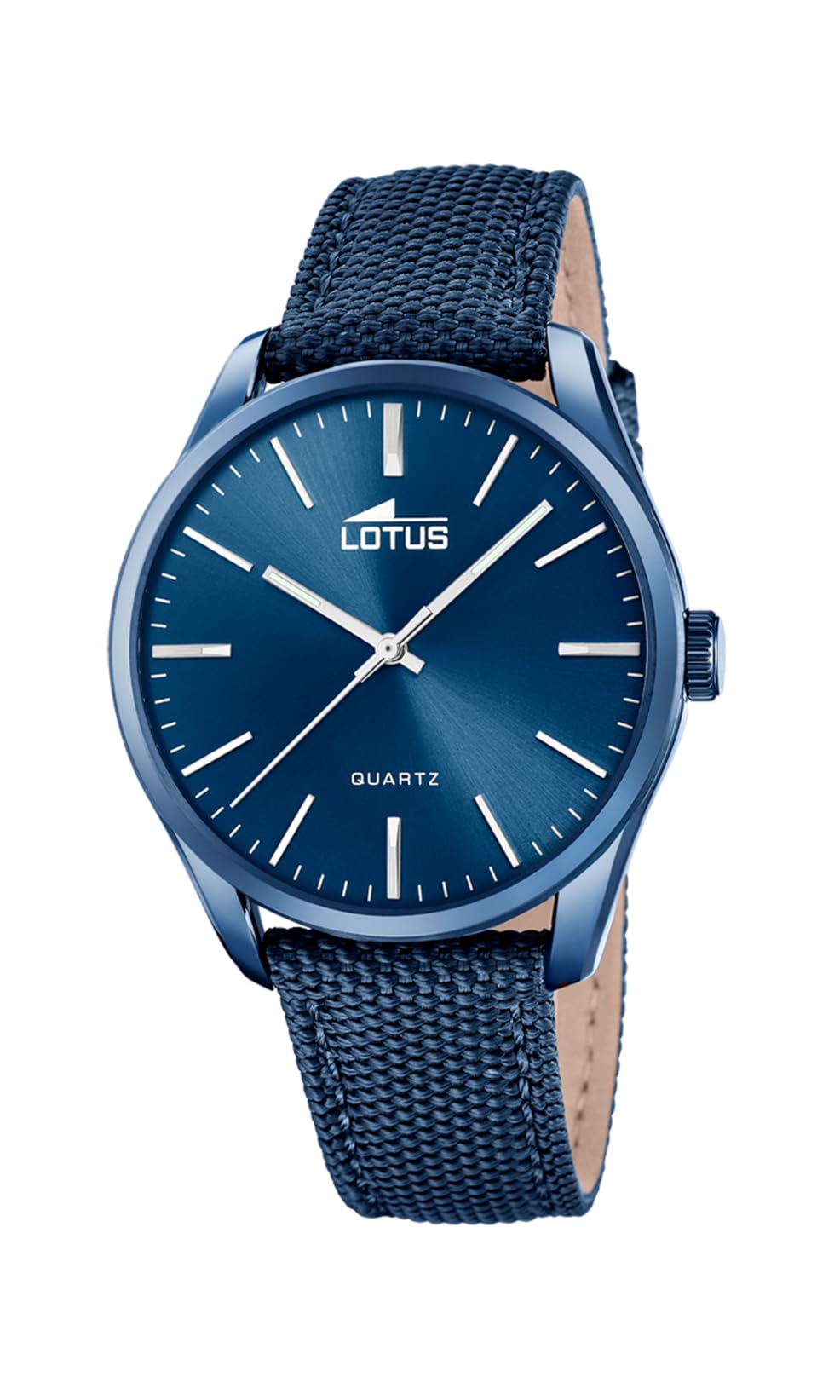 LOTUS Reloj Hombre Analógico de Nylon Azul