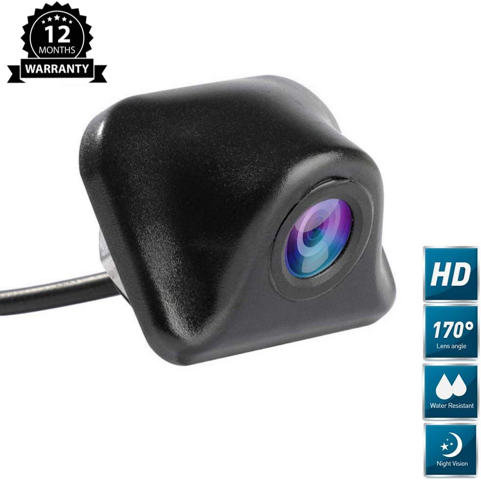 Carthree Car Backup Camera IP68 Waterproof Night Vision 170 Degree Car Rear View Universal Parking Assistance Auto Reverse Cameras for Cars Pickup Trucks SUVs RVs Vans