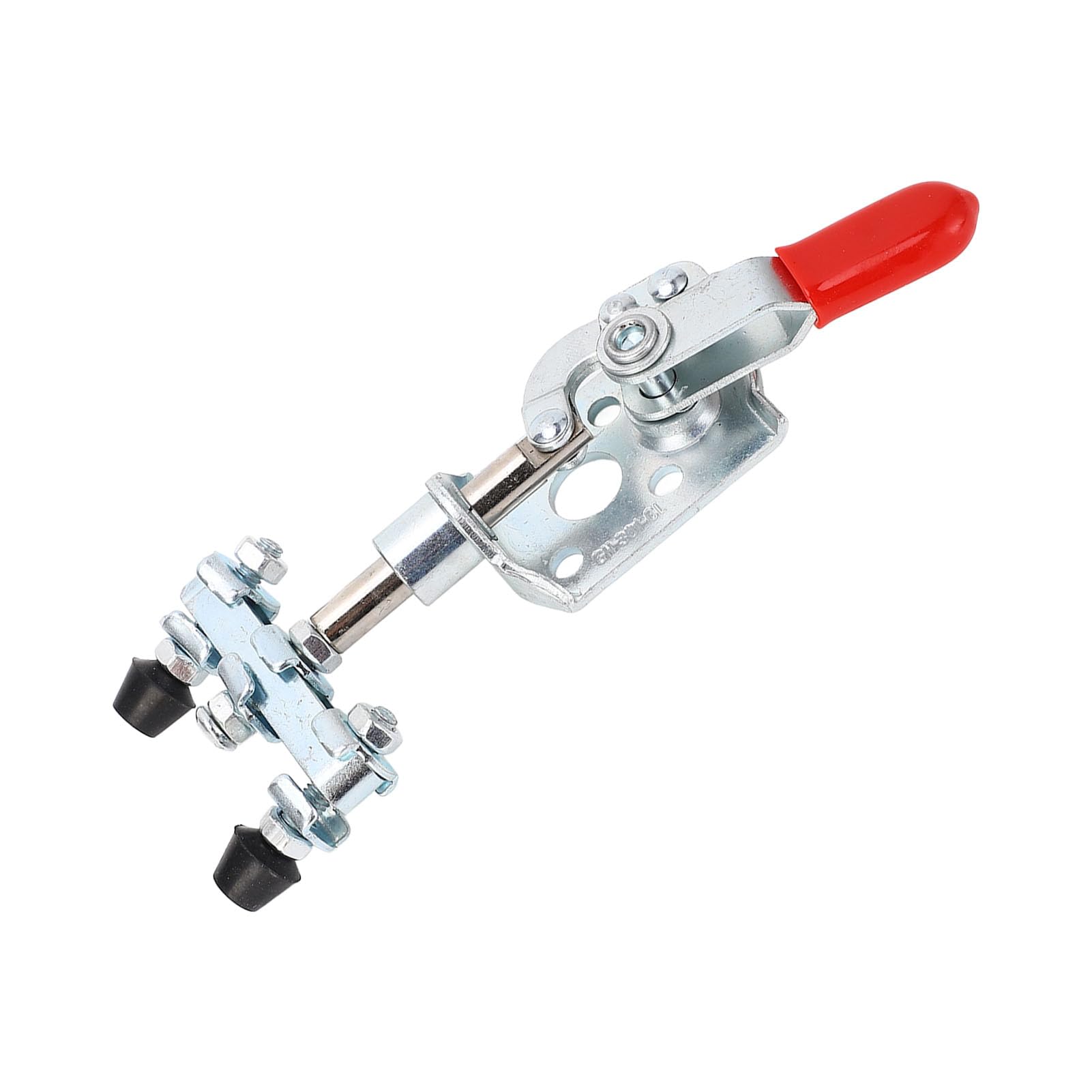 Quick Release Toggle Clamp Iron Dual Head Push Pull Clamp Left Right for Machine Operating Model FA3004B 40kg Clamping Force 180° Handle Opening Angle 16.4mm Stroke