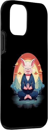 Miniatura 3 de iPhone 12 mini vegano cerdo yoga pose vegetariano veganismo sin carne Cruelty-fre caso