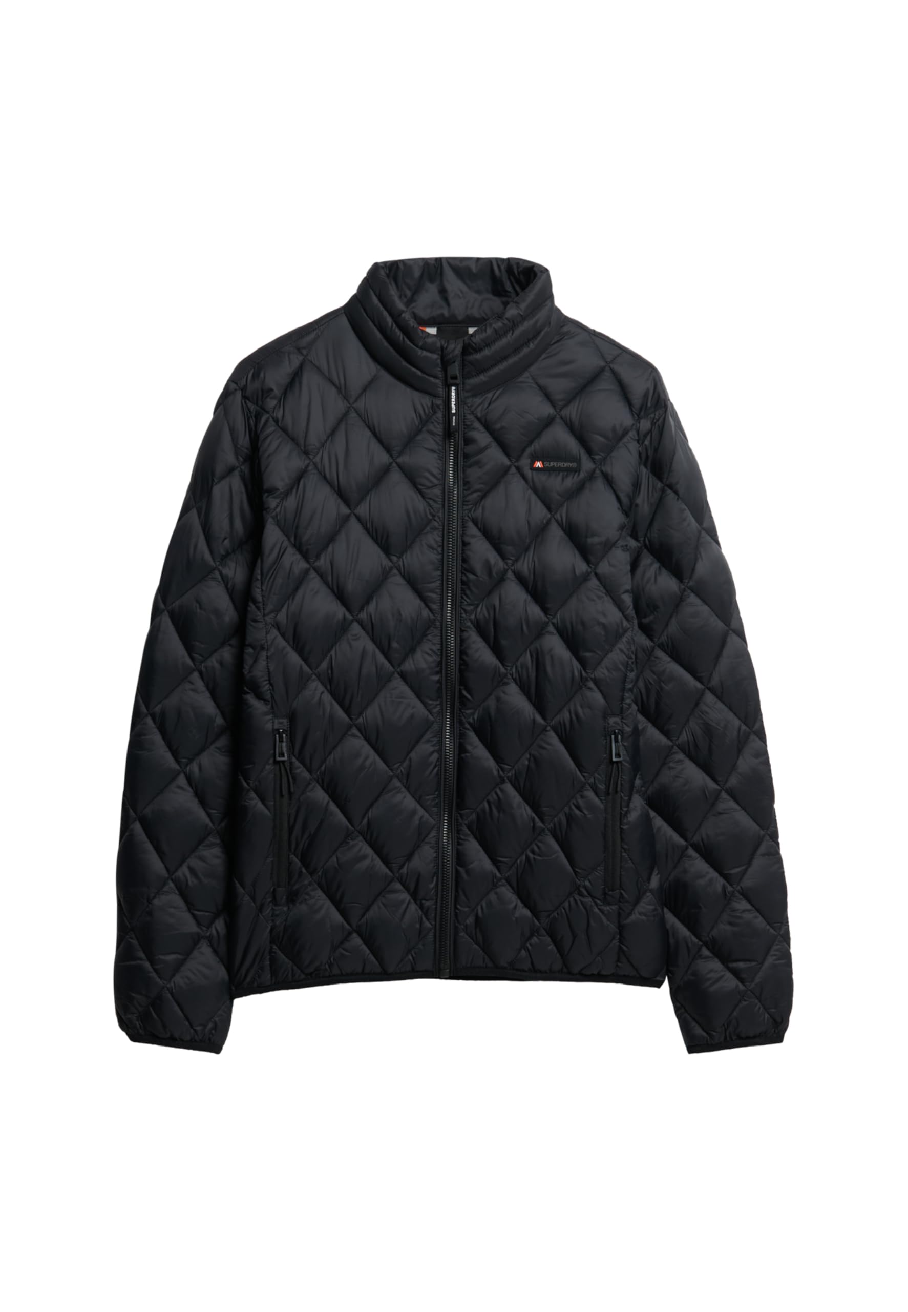 Superdry Men's Fuji Lite Jacket with Diamond Stitching, deep black, XXL