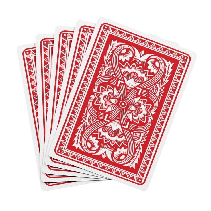 Apink ポラロイド　トレカ　5枚セット　Red&White Lokpath Enterprises Classic Playing Cards, Red and White Floral