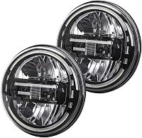 SXMA 7 Inch LED Kerek Fényszóró Wrangler JK 2007-2017 Alacsony és Magas Fényszóráshoz 2