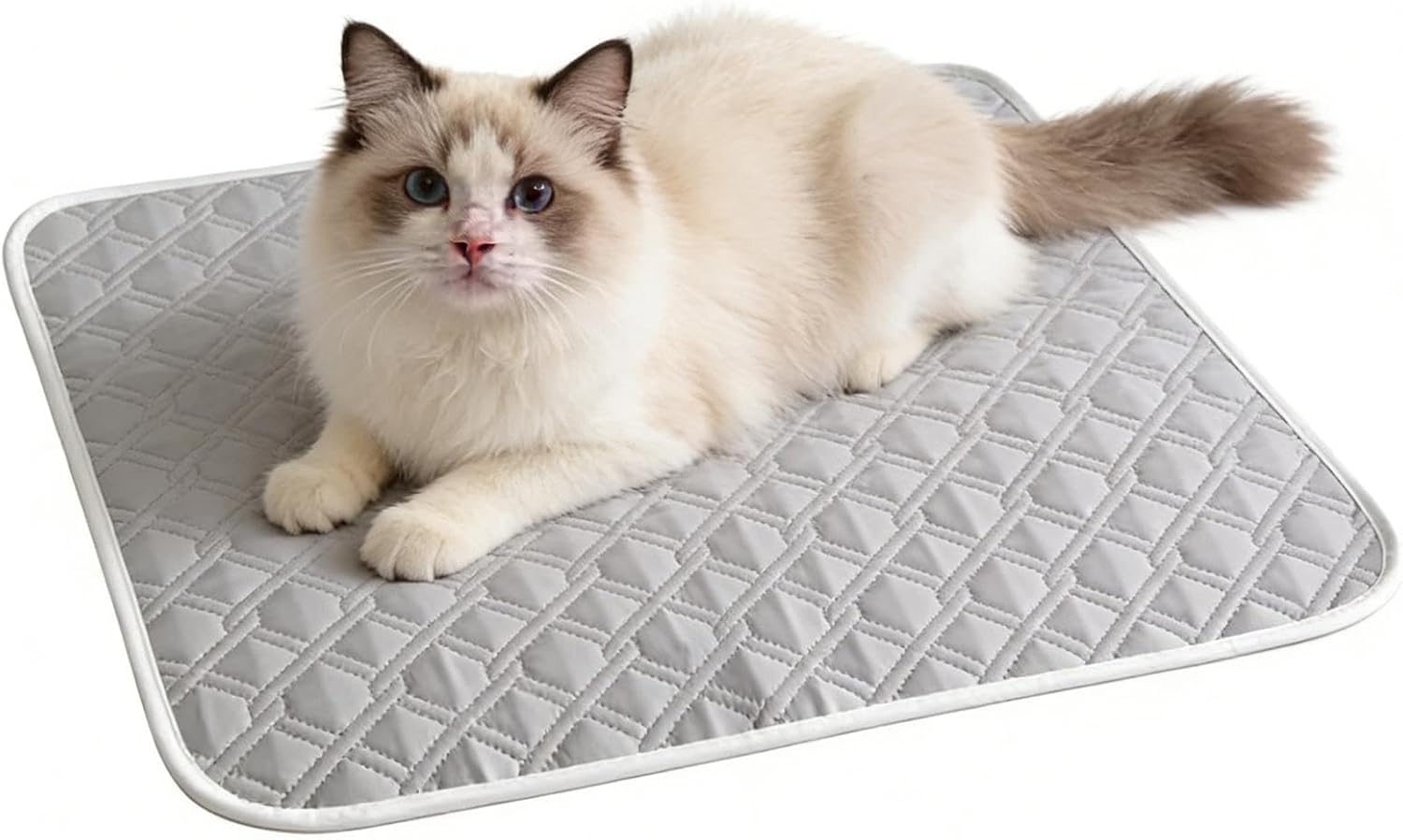 Alfombrilla de refrigeración para mascotas, cojín transpirable para dormir, almohadilla suave portátil lavable para verano, almohadilla fina para perros y gatos, ideal para uso en exteriores