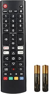 AKB76037601 Universal Remote Control Compatible with LG LED OLED LCD Smart TV, 4K 8K UHD HDTV Smart TV, webOS NanoCell QNED Smart TV with Netflix and Prime Video Keys [ with Batteries ]