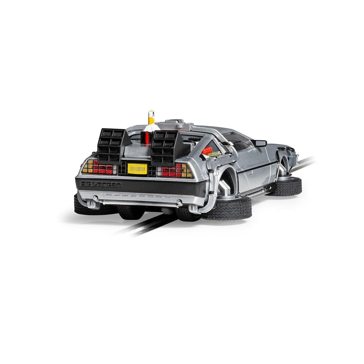 Scalextric C4541 Powrót do Przyszłości 2, Latające Samochody Wehikuł Czasu, Uliczne i Rajdowe dla Dzieci w Wieku + 3 Lata