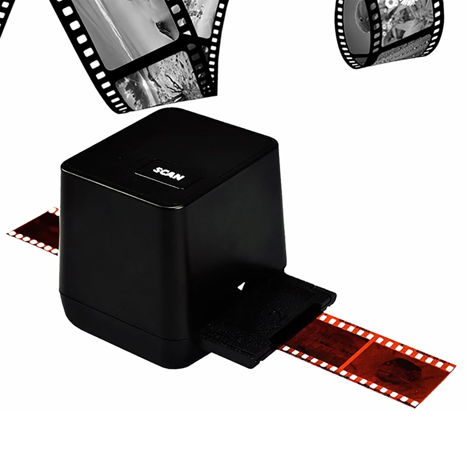 Scanner De Films Et De Diapositives, Convertisseur De Négatifs De Diapositives De 17 Mégapixels, Convertit Les Négatifs De Film 126/135 (35 Mm) Et Les Diapositives Au Format JPEG, Pour Cadeaux