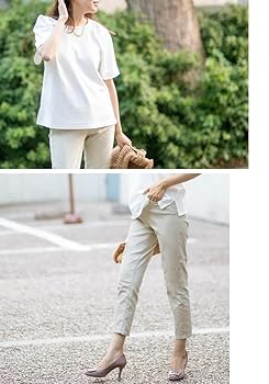 【美品✨ビブパンツ✨レディース L】ESTIVO ナイロン デニム パンツ セール】フリンジ デニムパンツ（デニムパンツ）｜SHEPP（シープ