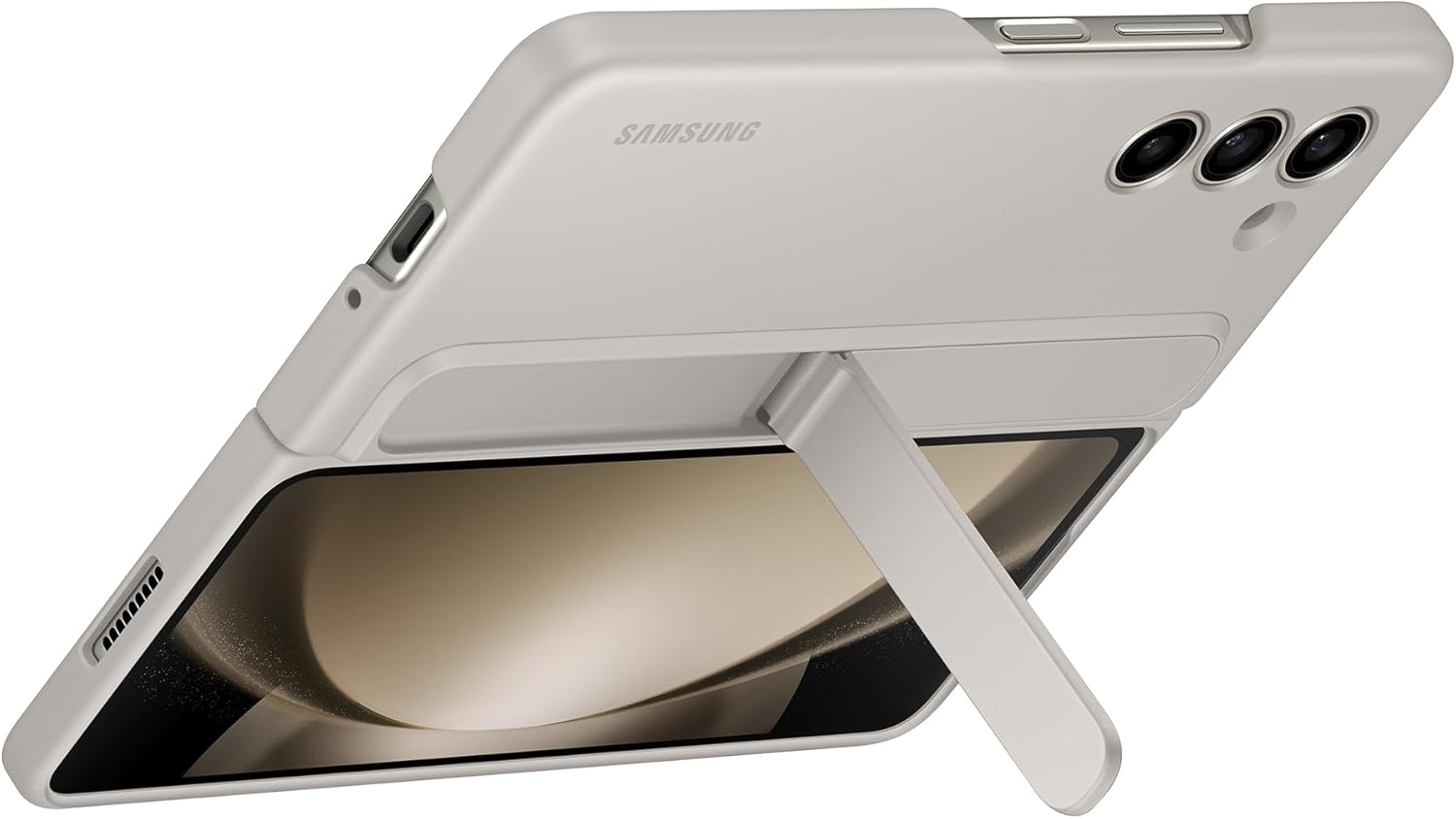 Samsung Galaxy Official Standing Case with Strap for Z Fold5, Sand