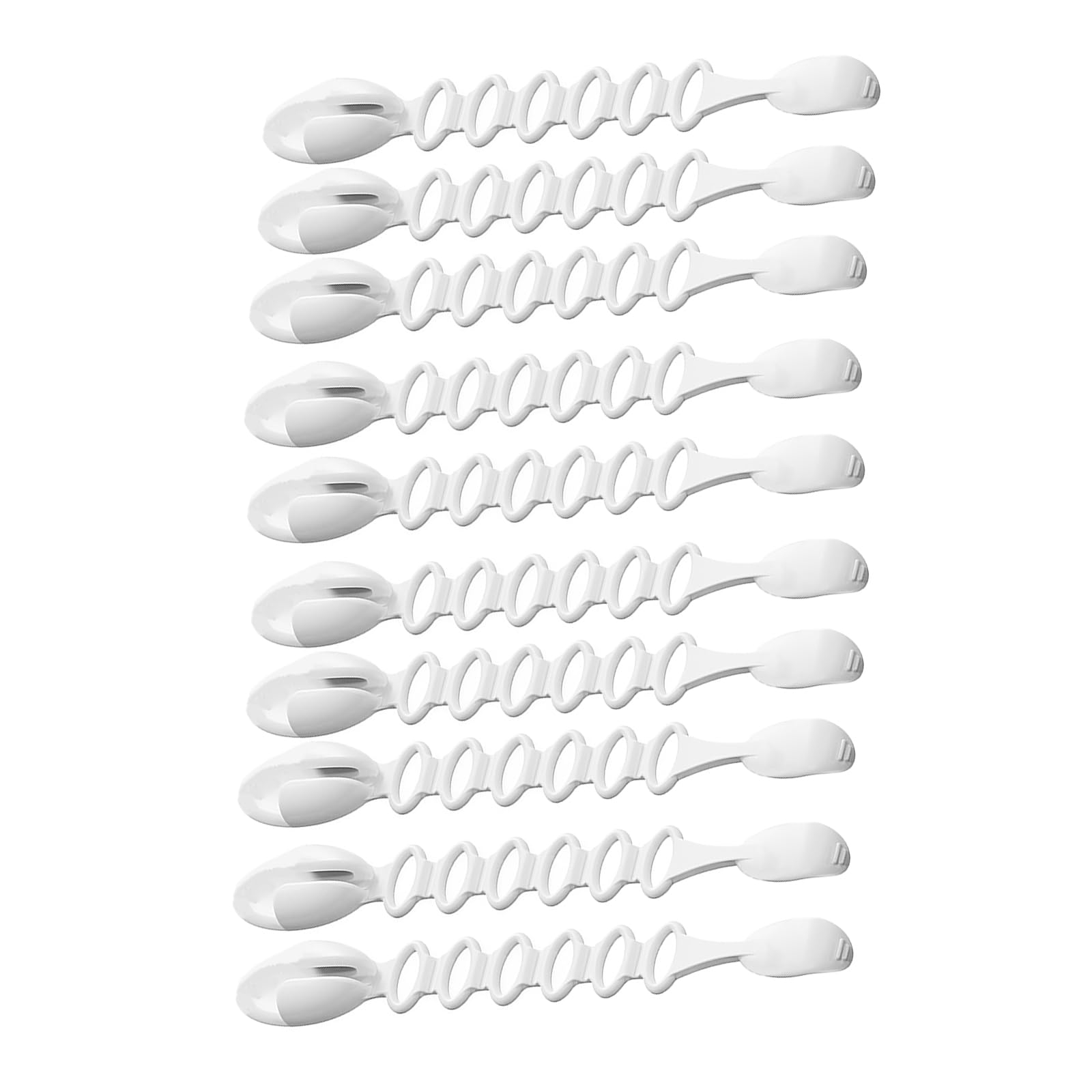 Carotoe White 10Pcs Garlands Hangers For Stairs And Mantles Silicone Adhesive Straps Wreath Hanger Cable Organizers Adjustable Garlands Hangers