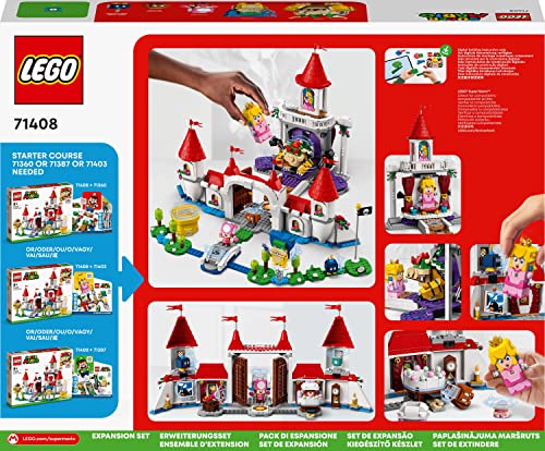Super Mario Pack Espansione Castello di Peach, Giocattolo con Personaggi di Bowser, Ludwig e Goomba, si Combina con gli Starter Pack, Giochi per Bambini e Bambine da 8 Anni, Idee Regalo 71408 - Lego - Immagine 4