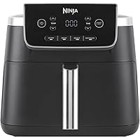 Ninja PRO 4.7L Friggitrice ad Aria 4 in 1, Cassetto Singolo