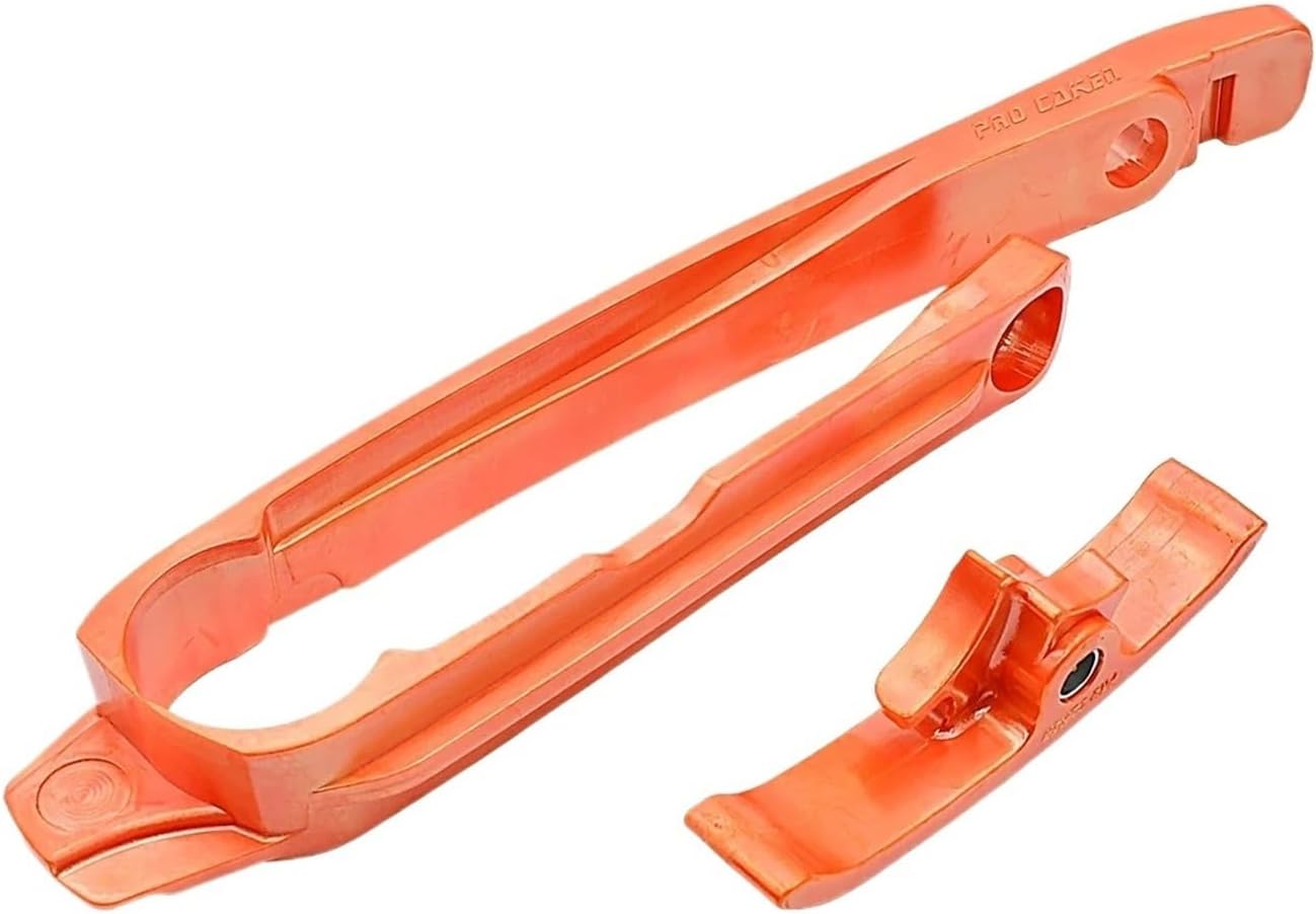 Motorcycle Chain Slider Guard Swingarm Guide Compatible with KTM EXC EXC-F SX SX-F XC XCW XCF-W 125 150 250 300 350 450 500 2016–2021(Orange Set)