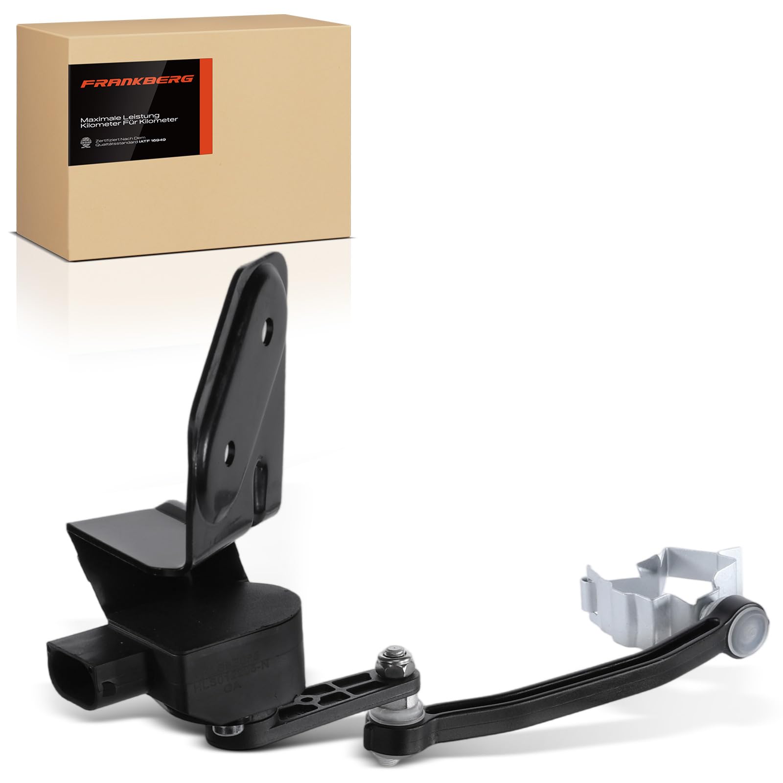 Frankberg 1x Niveausensor Höhensensor Vorne Kompatibel mit A4 8E2 8E5 8H7 8HE B6 B7 Exeo 3R2 Exeo ST 3R5 1.6L-4.2L 2000-2013 8E0941285J