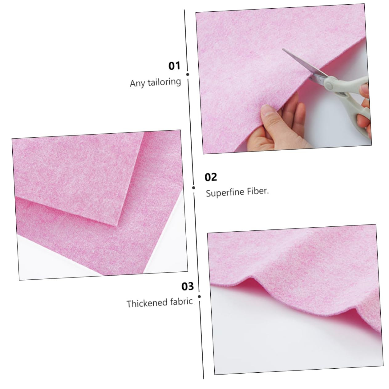 Panni Cucina in Microfibra 24 Pezzi, Strofinacci Rosa per Pulizia