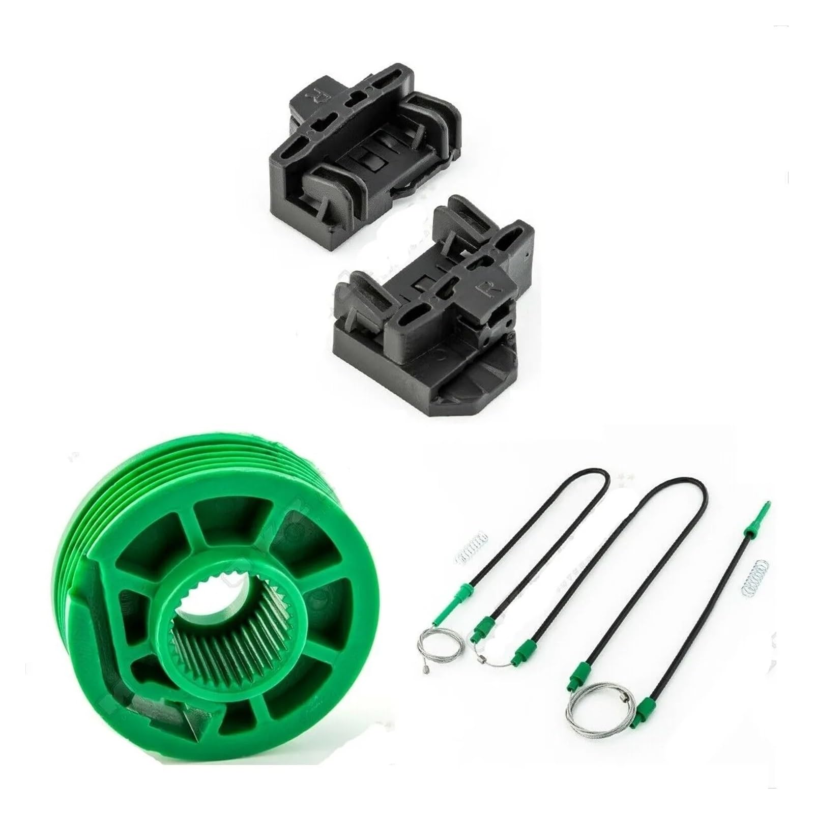 MAMEFVBB Window Regulator Slider Clips Front Right for A4 for B5 1994-2001 OE#8D0837462 Window Regulator Repair Cables and Pulley