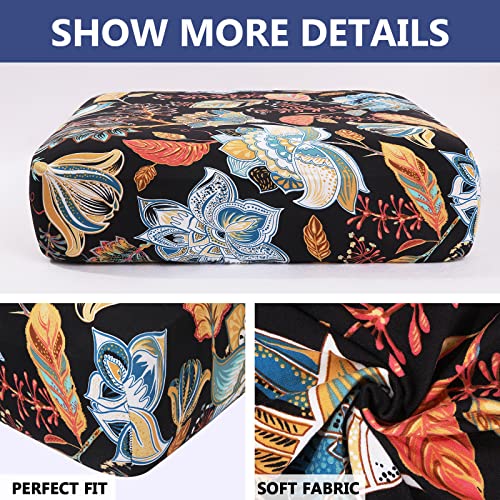 Hyha Printed Sofa Couch Cushion Covers Replacement Chair Cushion Covers Stretch Sofa Seat Cover Furniture Protector Sofa Slipcover Soft Flexibility With Elastic Bottom (Small,Floral) #TOP3