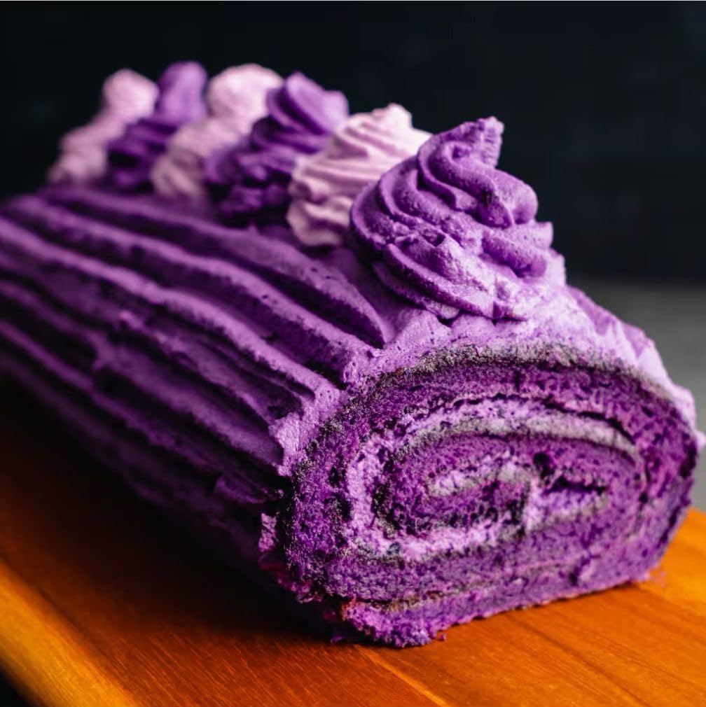 Polvo de Ube ◈ 200 g ◈ Polvo 100% de Ube Natural Puro ◈ Premium Calidad ◈ Origen Filipinas Garantizado ◈ Sin aditivos ni colorantes ◈ Vegano y Sin Gluten ◈ Ideal para Bebidas y Repostería