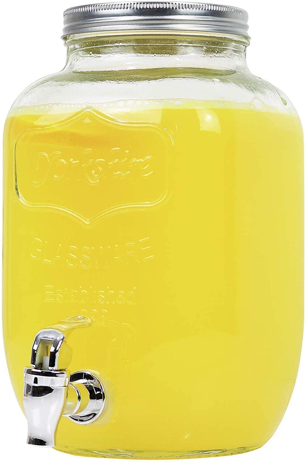 ARUZEN glass jar and containers 4 litter with tap (B09VXM1DG9) Amazon Price History, Amazon Price Tracker