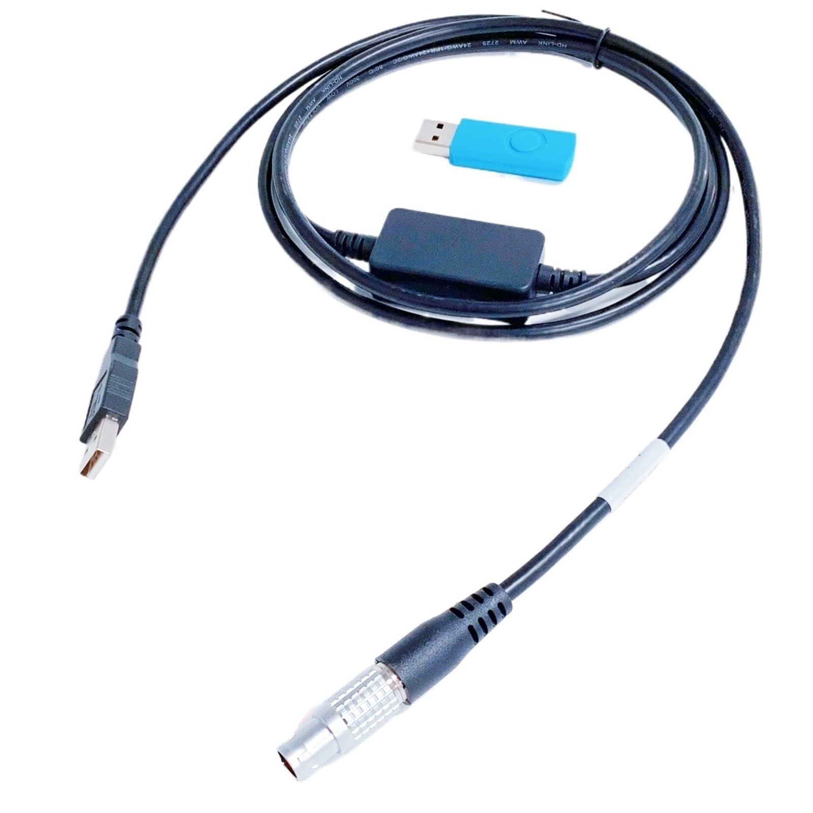 Câble de données Lei ca GEV218 758468 pour station totale TM30 et TS30 de 5 mètres