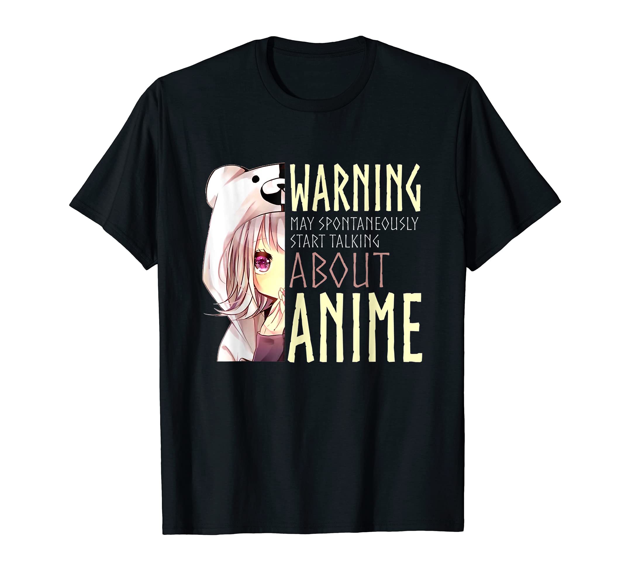 Tees For Anime FanWarning May Spontaneously Start Talking About Anime T-Shirt